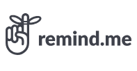 Das Bild zeigt das Logo von remind me